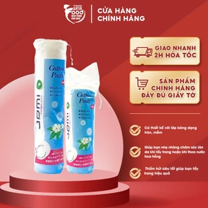 Bông Tẩy Trang 100% Cotton Tự Nhiên Jomi Cotton Pads (80/120 Miếng)