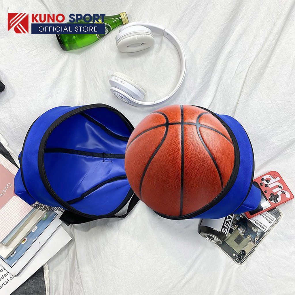 Ảnh Túi đựng bóng rổ KUNO có ngăn đựng nước đựng phụ kiện, dây đeo tùy chỉnh, chất liệu dày dặn, cao cấp 3