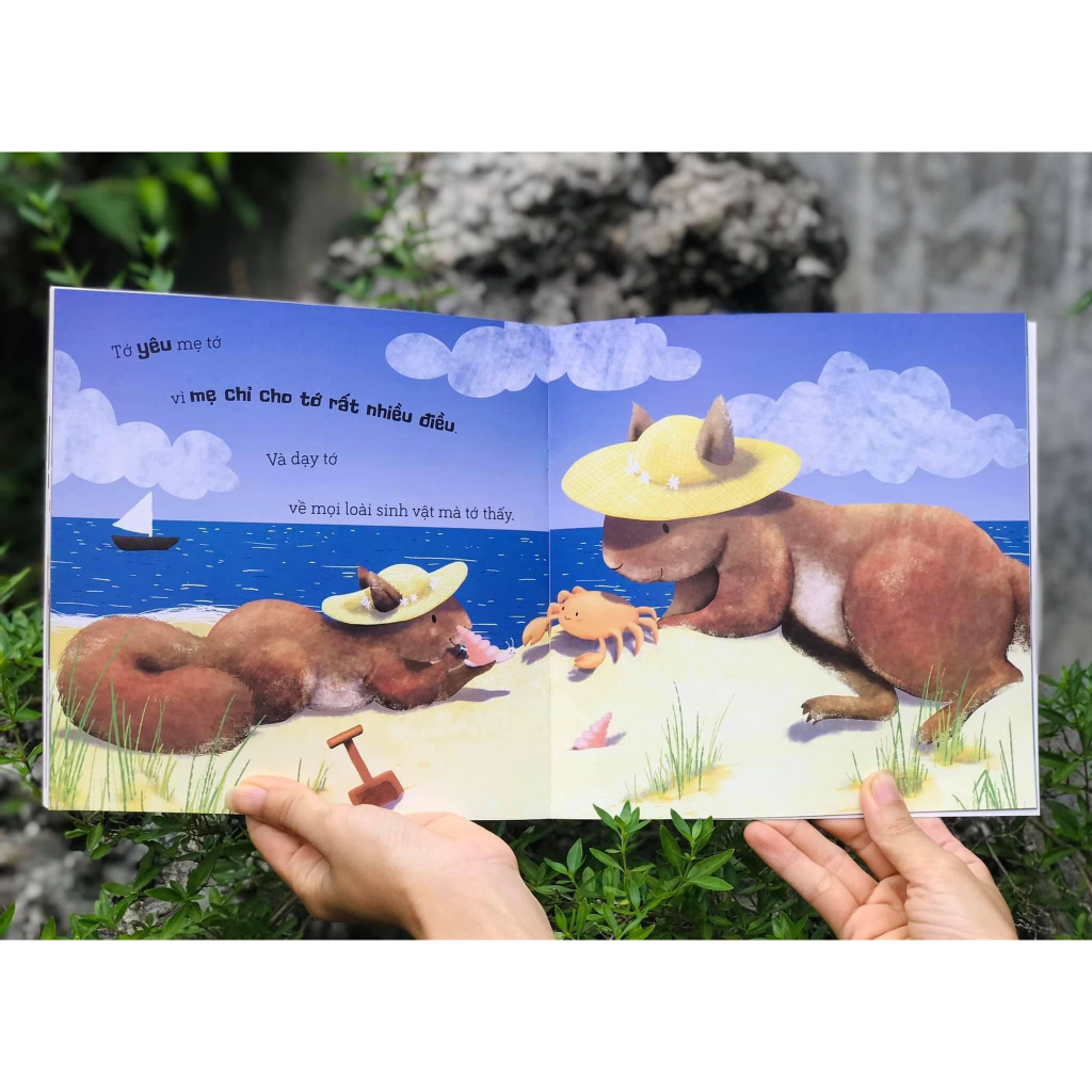 Ảnh Sách - combo 6 cuốn I Love: Tớ yêu bố tớ-Tớ yêu mẹ tớ-Mẹ yêu con hơn cả-Cẩn thận bé con- Mơ đẹp nhé,mẹ yêu con Vizibook 2