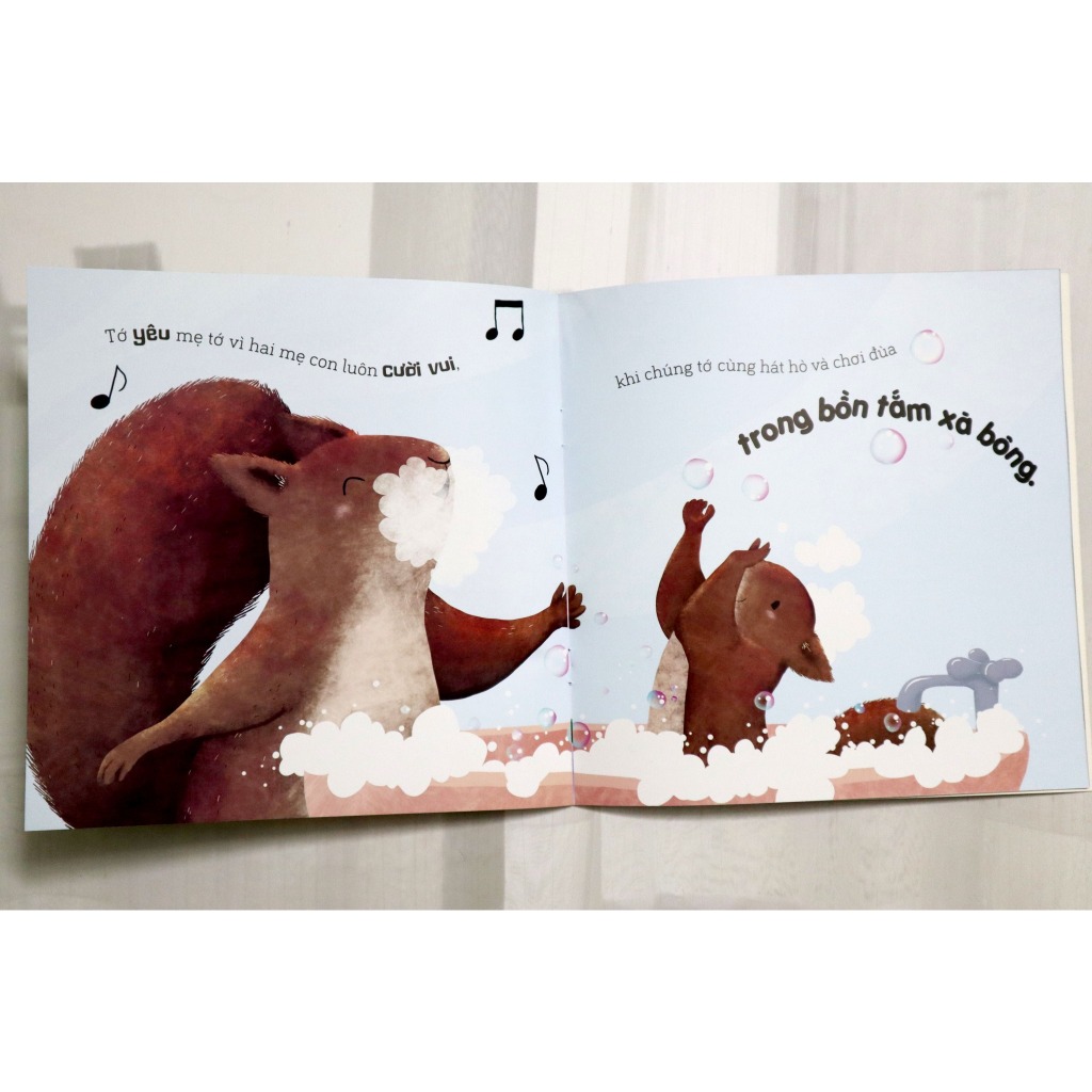 Ảnh Sách - combo 6 cuốn I Love: Tớ yêu bố tớ-Tớ yêu mẹ tớ-Mẹ yêu con hơn cả-Cẩn thận bé con- Mơ đẹp nhé,mẹ yêu con Vizibook 1