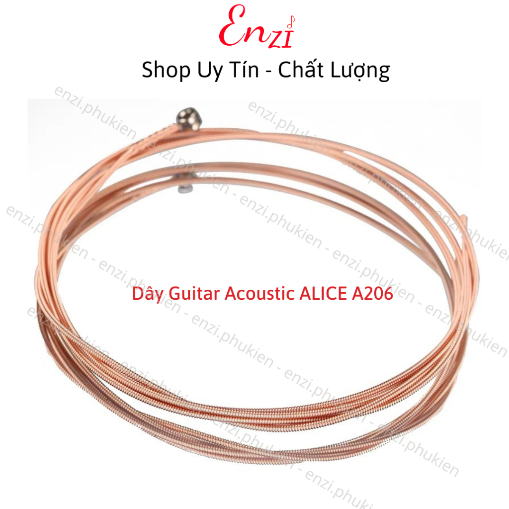 Dây đàn Guitar Acoustic Alice Aw432 Chính Hãng Enzi Shopee Việt Nam