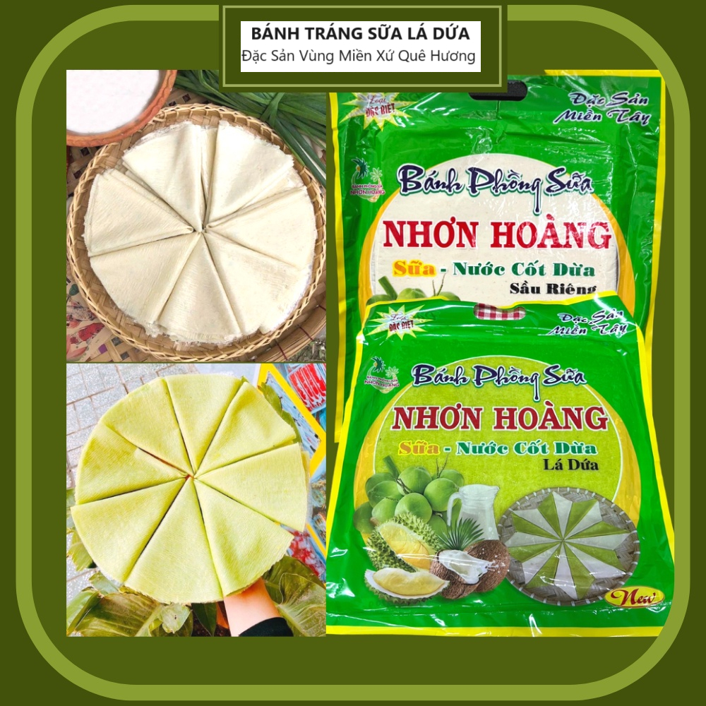 Bánh Tráng Sữa Lá Dứa: Đặc Sản Thơm Ngon Đậm Vị Quê Hương