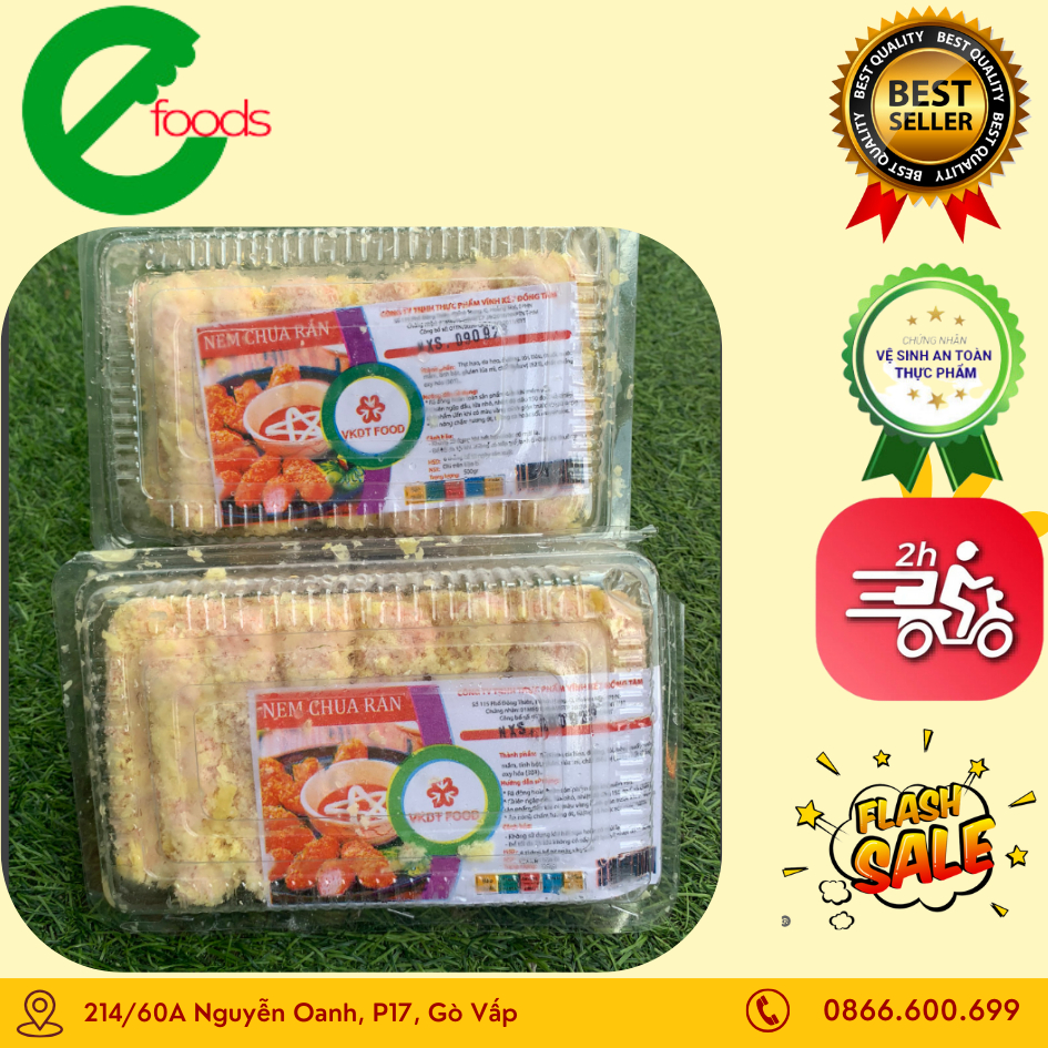 Nem Chua Rán Loại Đặc Biệt Thơm Ngon Đậm Vị 500gr [Ship Hỏa Tốc HCM ...