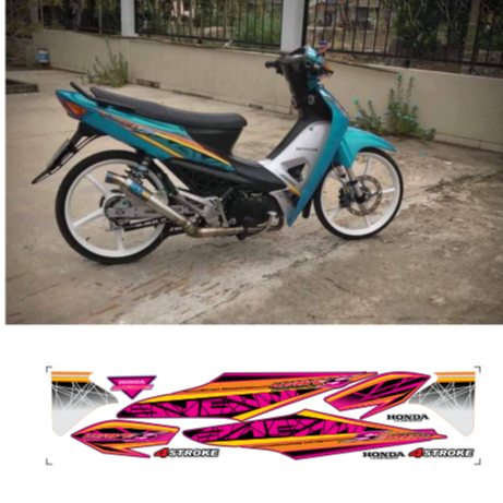 tem rời WAVE 100c cao cấp đa dạng màu sắc