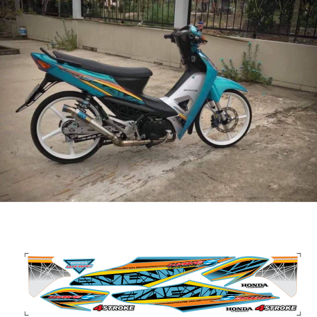 tem rời WAVE 100c cao cấp đa dạng màu sắc