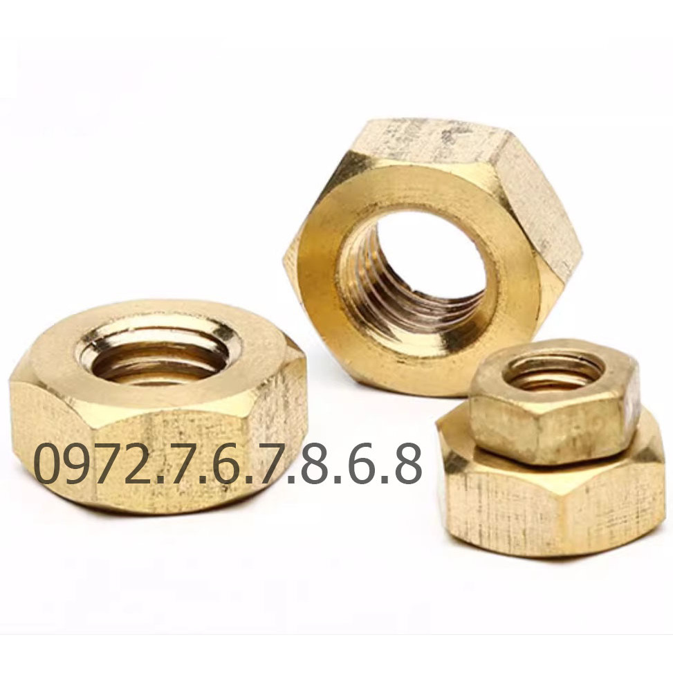 (10 Cái) Đai Ốc Đồng Thau M6, M8, M10, M12, M14, M16 | Shopee Việt Nam