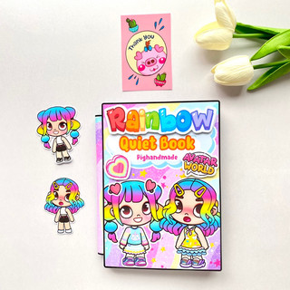 Ngôi nhà cầu vồng trong thế giới Avatar world - Búp bê giấy