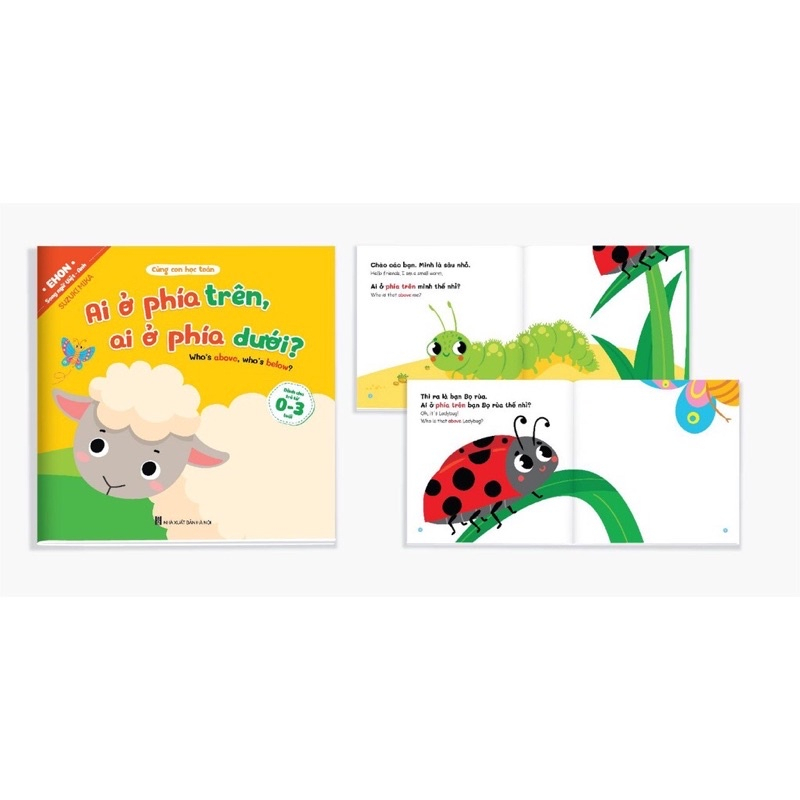 Ảnh Sách - Ehon Toán Học Đầu Đời Cho Bé 0-3 Tuổi - Song Ngữ Việt Anh 4