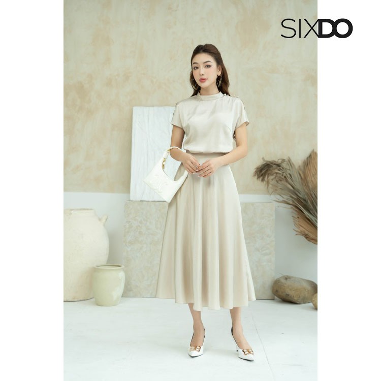 Chân váy lụa chữ A SIXDO Silk Skirt
