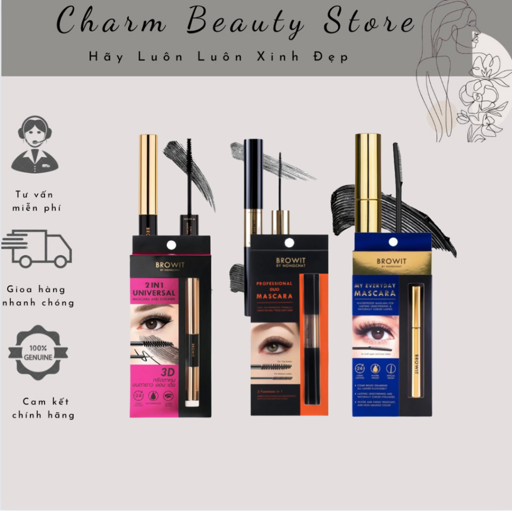 Mascara Nongchat Browit Dài Và Cong Mi My Everyday 5.5g Shopee Việt Nam