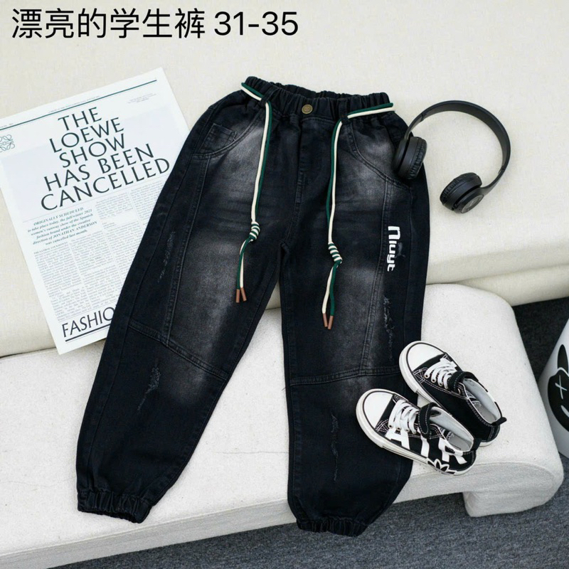 Quàn jean trẻ em từ 16-57kg MÁC VÀNG ĐẸP chất mềm co giãn cao dưới 1m58