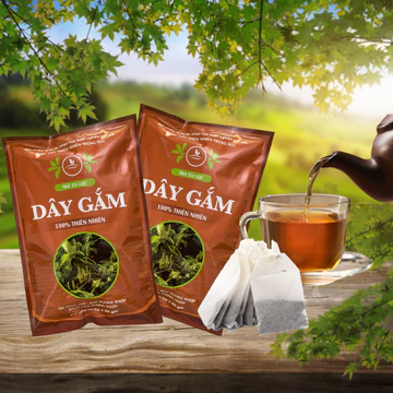 Trà Gắm Trung Sửu Hỗ trợ đào thải acid uric giảm gout, viêm khớp, phong tê thấp (Gói 50 túi x 5g)