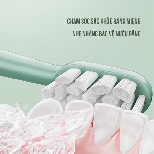 Ảnh Đầu Bàn Chải PH01 Thay Thế Bàn Chải Điện Flyco FT1701VN Sợi Lông Bàn Chải Dupont Bảo Vệ Men Nướu Răng - Hàng Chính Hãng 2