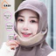Mũ trùm đầu giữ nhiệt, mặt nạ che mặt chống gió thời tiết lạnh, chất liệu mềm mại thông thoáng, lót lông ấm áp mùa đông