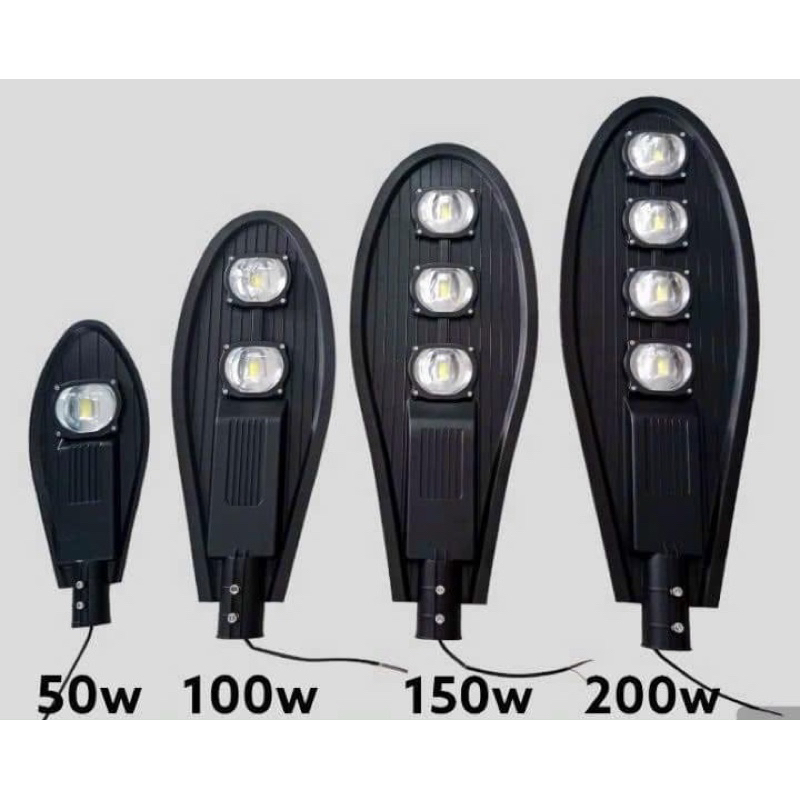 Đèn Đường Hình Chiếc Lá Chip Cao Cấp Công Suất 50w, 100w, 150w, 200w