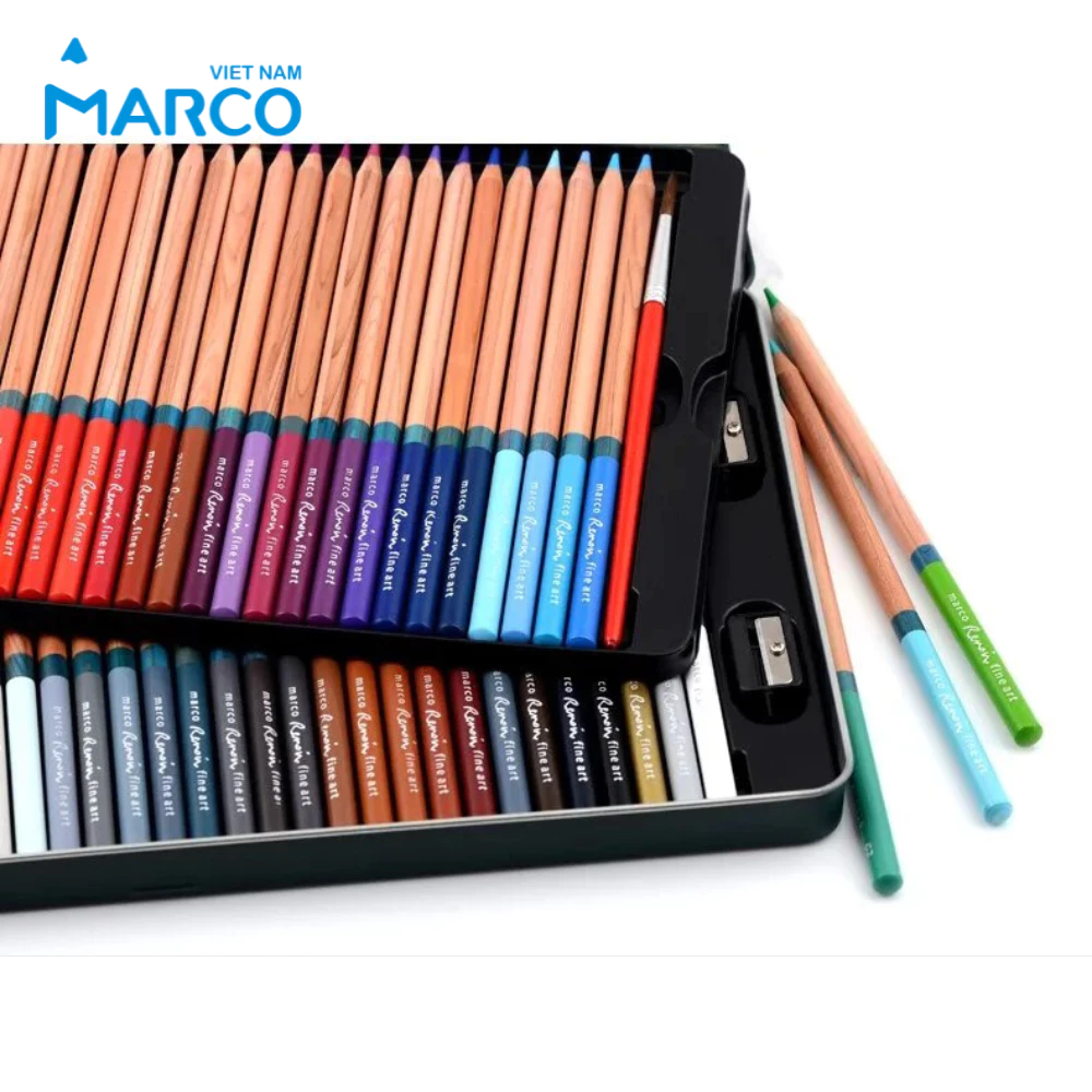 [Hỏa Tốc HCM & HN] Hộp Bút Chì Màu Nước ,Gốc Dầu Cao Cấp Marco Renoir 36/48/72/100 Màu - Nghệ thuật