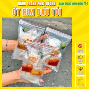 Bánh tráng phơi sương ỚT RIM DẦU TỎI SIÊU CAY - Bánh tráng Mạnh Hùng