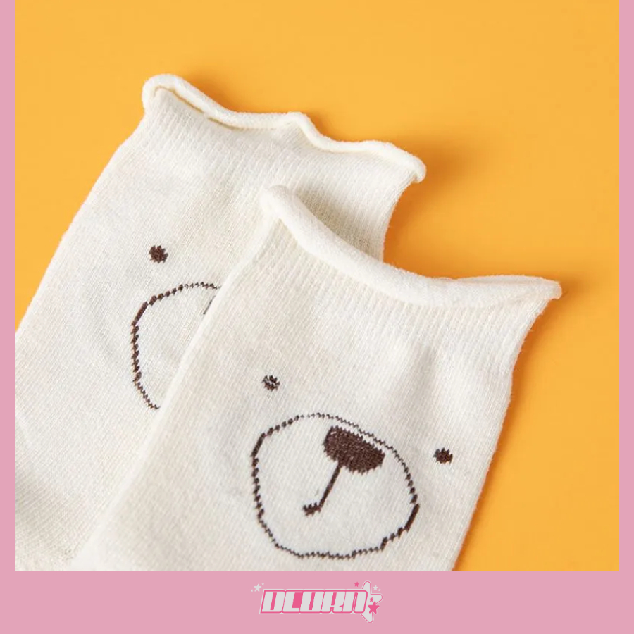 Set 5 đôi tất vớ nữ cổ trung mẫu tổng hợp, chất liệu mềm mại êm chân, mềm mỏng thoáng mát