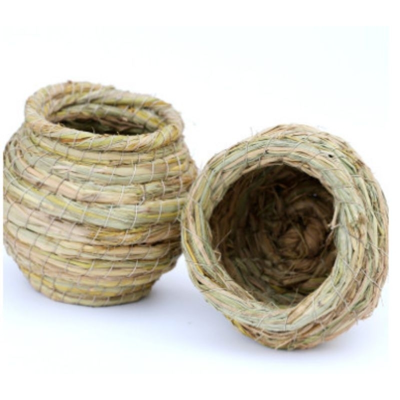 ổ rơm cho hamster, sóc,vẹt, chim, chào mào, lồng chim trang trí sân ...