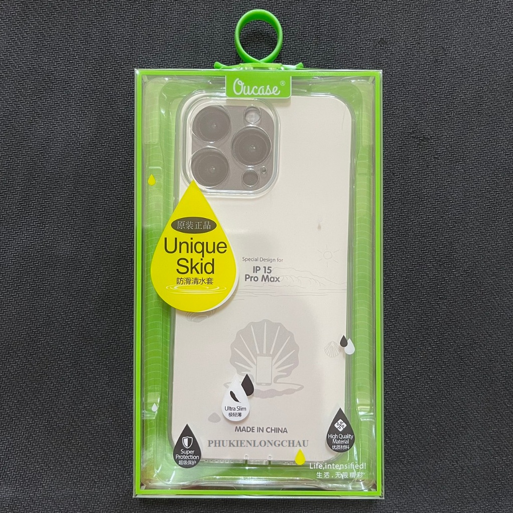 Ốp Lưng iPhone 15 Pro Max Dẻo Siêu Trong Suốt Chống Trơn Trượt Chính ...