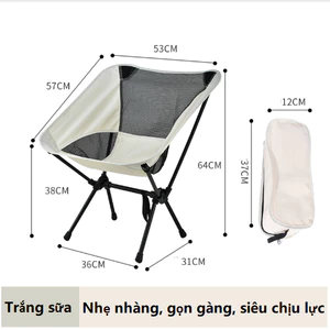 Ghế mặt trăng thư giãn dã ngoại, câu cá