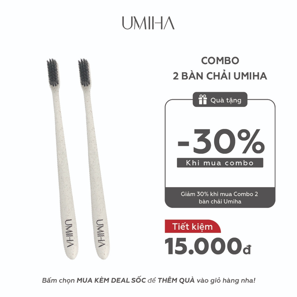Ảnh Bàn chải đánh răng mềm UMIHA - Chất liệu siêu mềm mịn, cao cấp 1