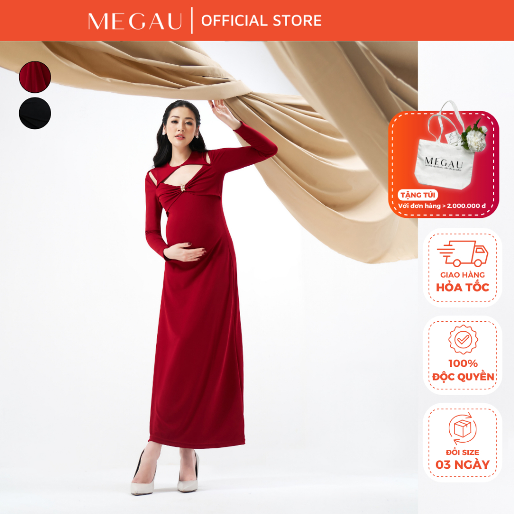 VALENTINE – Váy bầu thiết kế sang trọng cho mẹ bầu và sau sinh thương hiệu MEGAU