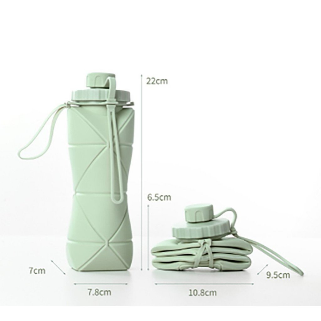 Bình nước silicone gập gọn dung tích 600ml