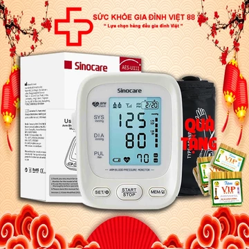 Máy đo huyết áp điện tử bắp tay Sinocare Thương hiệu Đức - AES-U111