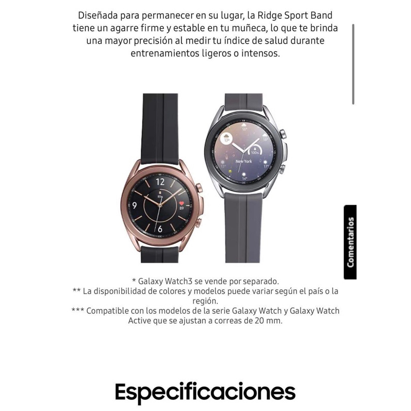 Dây đeo đồng hồ Samsung galaxy watch 3 - Dây zin CHÍNH HÃNG