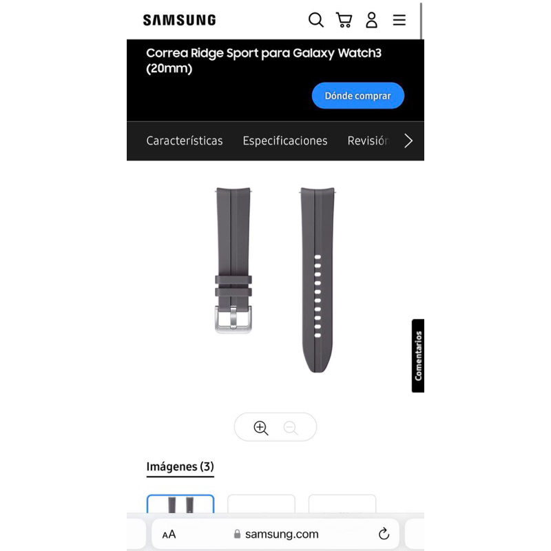 Dây đeo đồng hồ Samsung galaxy watch 3 - Dây zin CHÍNH HÃNG