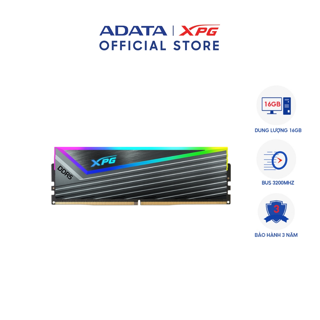 RAM ADATA CASTER RGB DDR5 6000Mhz 16GB GREY (AX5U6000C4016G-CCARGY ...