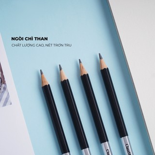 Bút Chì Gỗ Cao Cấp Fine Art 2B CLASSMATE  - 1 Chiếc, Nét Bút Mịn, Dùng Làm Họa Cụ Vẽ Tranh Chuyên Nghiệp CL-PC902