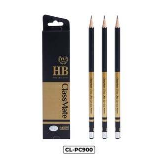 Bút Chì Gỗ Cao Cấp Fine Art HB CLASSMATE  - 1 Chiếc, Nét Bút Mịn, Dùng Làm Họa Cụ Chuyên Nghiệp CL-PC900