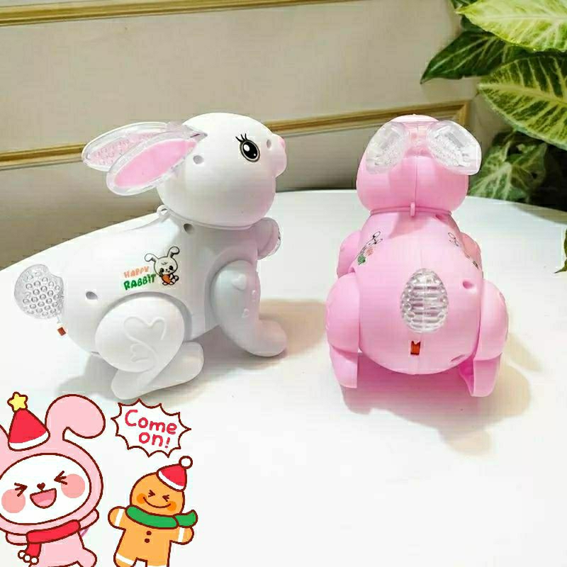 HCM 》Đồ chơi thỏ con biết đi nhảy múa có nhạc chạy pin dễ thương cho bé |  Shopee Việt Nam