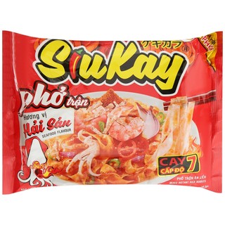 Combo 5 Gói Mì Siukay Vị Hải Sản, Bò, Gà Cay Phô Mai, Phở Trộn Siukay Hải Sản