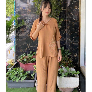 Tim Trầu Vải Đũi Nữ #Quần Áo Nữ Jacket Top Kem Dress Women
