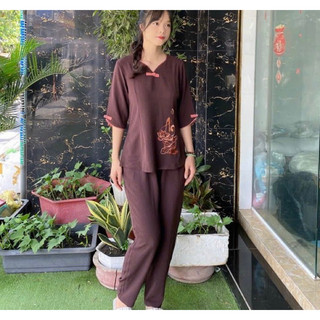 Tim Trầu Vải Đũi Nữ #Quần Áo Nữ Jacket Top Kem Dress Women