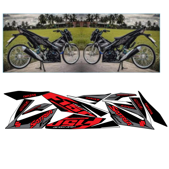 tem rời SATRIA 150C CAO CẤP ĐA DẠNG MÀU SẮC