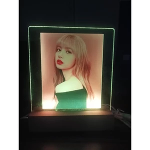 Đèn ngủ 3d để bàn in hình Lisa đa dạng chế độ sáng trang trí phòng, đèn led decor làm quà tặng cực chất