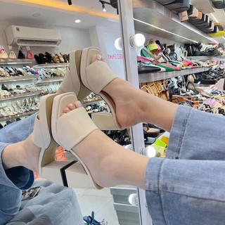 Guốc Quai Ngang Đúp Nhẹ Êm Chân Mieo Shoes D2355 D2356 D2357 D2358 D2359