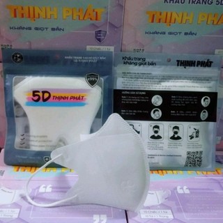 Khẩu trang 5d Chính Hãng Công Ty Thịnh Phát 3 lớp kháng khuẩn [SHIP 2H HOẢ TỐC HCM]