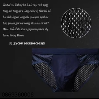 Combo 4 Quần Lót Nam,Quần Sịp Chéo Thông Hơi Xuất Nhật Cao Cấp