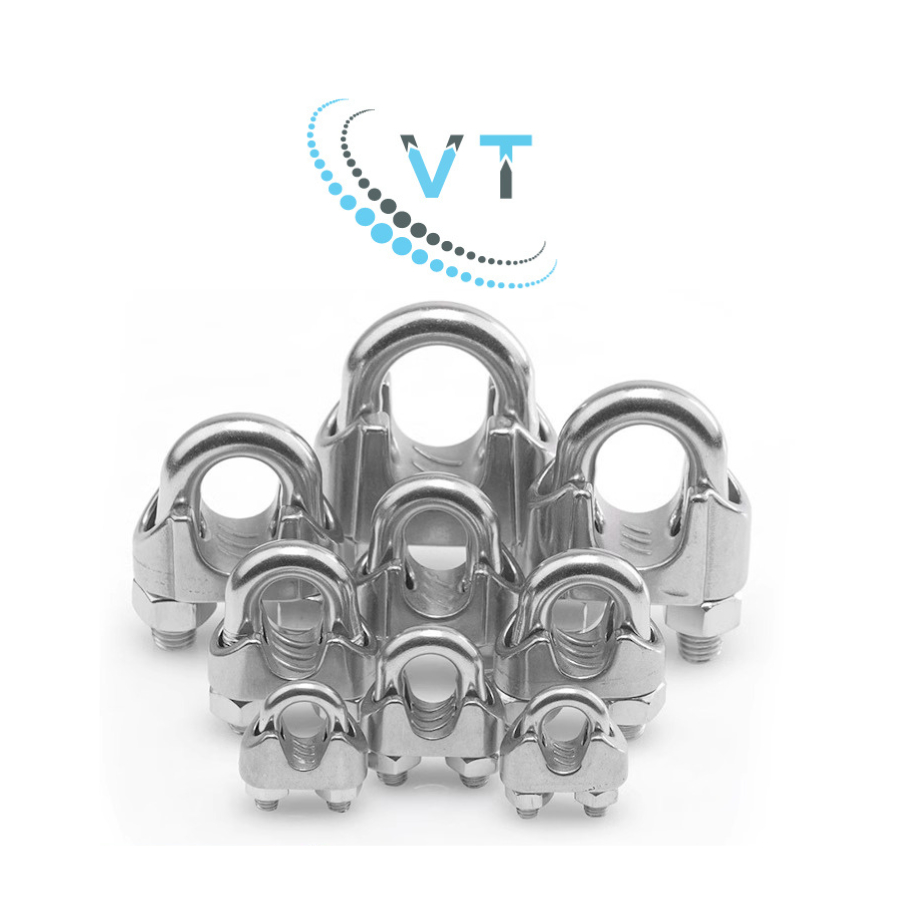 Ốc Siết Cáp Inox 304 Cao Cấp (Khóa Cáp) Size 5mm - 16mm - Chống Gỉ Sét Ngoài Trời, Chịu Lực Cực Tốt - Hàng Sáng Bóng