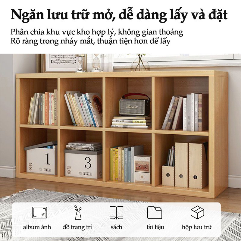 Kệ gỗ đa năng nhiều ô chất liệu ván MFC cao cấp dày 17mm | Shopee Việt Nam