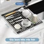Giá inox gác bồn rửa bát đựng chén đĩa, hoa quả ráo nước chất liệu inox không gỉ chịu lực tốt thu gọn được
