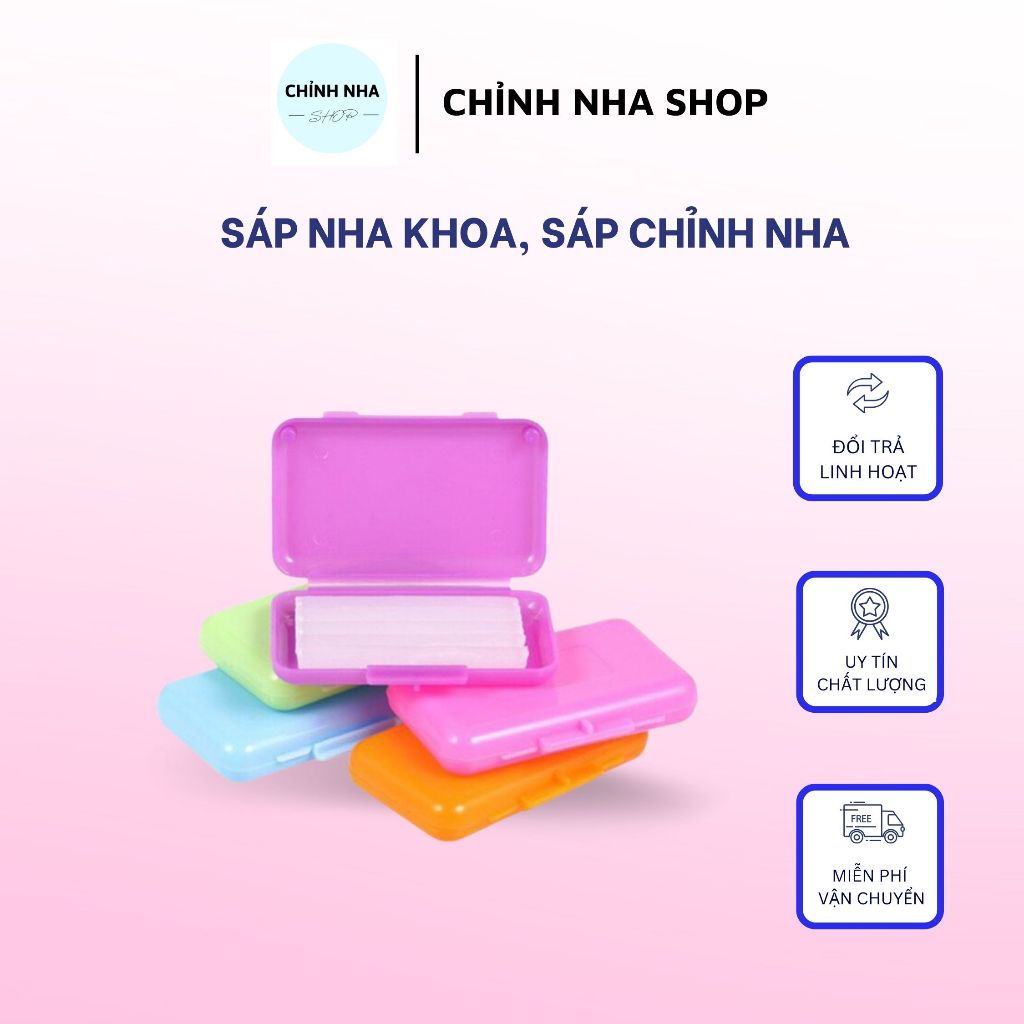 Sáp nha khoa , sáp giảm đau không mùi chuyên dụng cho người niềng răng ...
