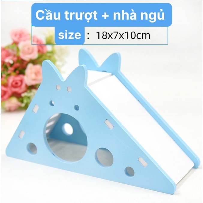 Đồ chơi cho hamster, đồ chơi cho chuột Hamster, bập bênh ,cầu thang ...
