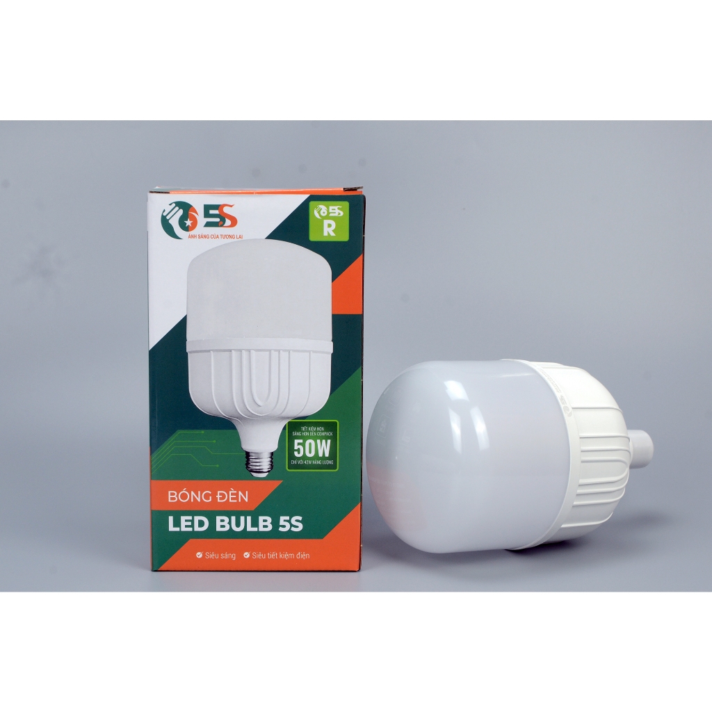 Bóng đèn LED trụ 5S 50w | Shopee Việt Nam