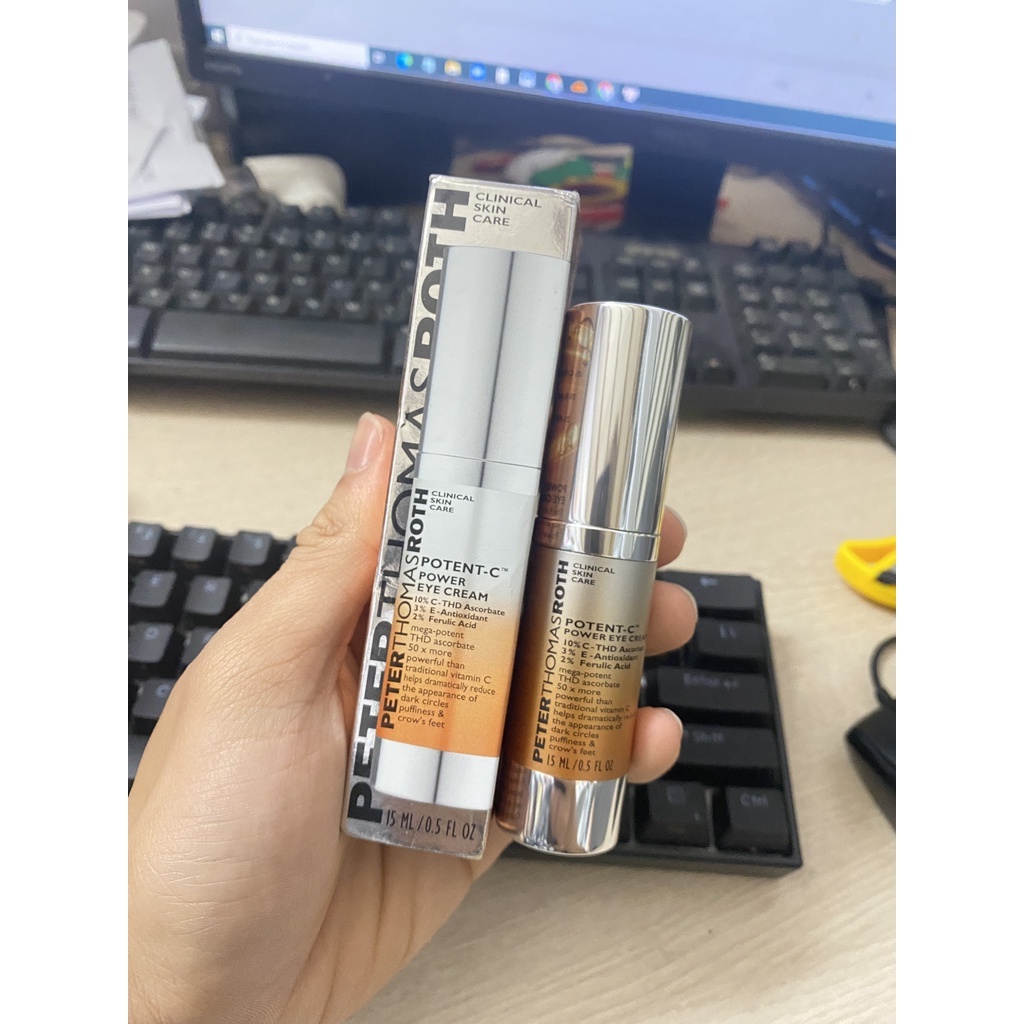 Kem dưỡng chống lão hóa mắt Peter Thomas Roth PotentC Vitamin C Power